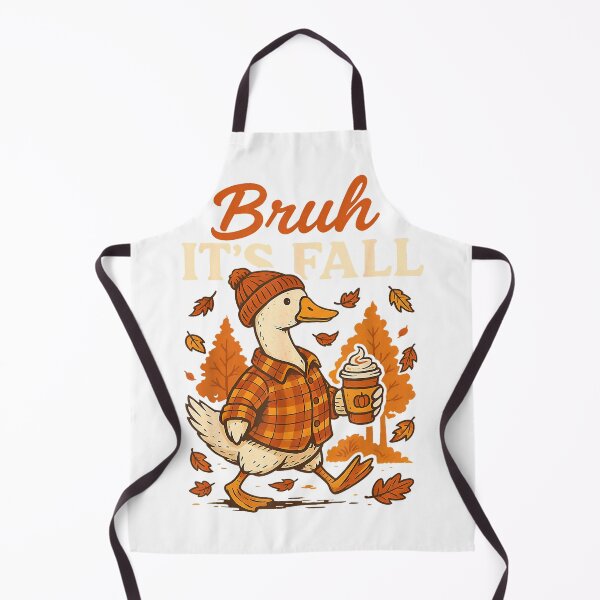 Item preview, Bruh Its Fall Goose Pumpkin Spice Thanksgiving Autumn Leaves T-Shirt designed and sold by Cobra_Shop.