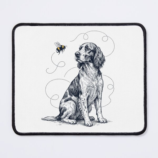 Item preview, Irish Red And White Setter Bumble Bee Honeybee Dog Lover designed and sold by Kimberley King Art King Art.