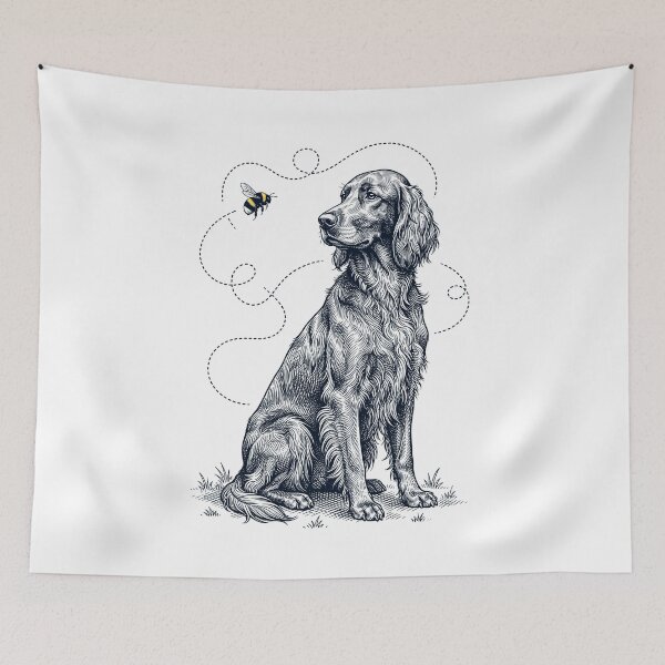 Item preview, Irish Setter Bumble Bee Honeybee Dog Lover designed and sold by Kimberley King Art  King Art.