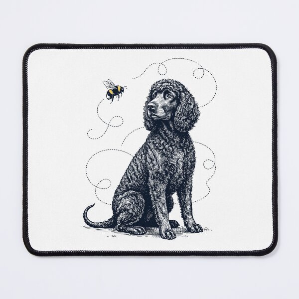 Item preview, Irish Water Spaniel Bumble Bee Honeybee Dog Lover designed and sold by Kimberley King Art  King Art.