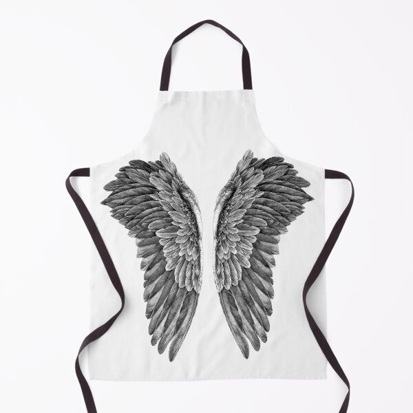 Item preview, Black Angel Wings Gothic Illustration designed and sold by OpenFrameStudio.