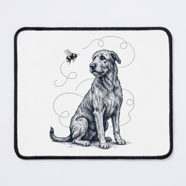 Item preview, Irish Wolfhound Bumble Bee Honeybee Dog Lover designed and sold by Kimberley King Art  King Art.