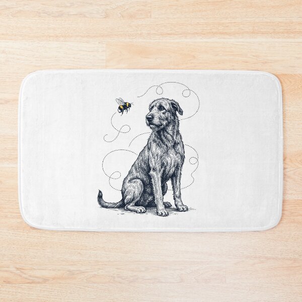 Item preview, Irish Wolfhound Bumble Bee Honeybee Dog Lover designed and sold by Kimberley King Art  King Art.