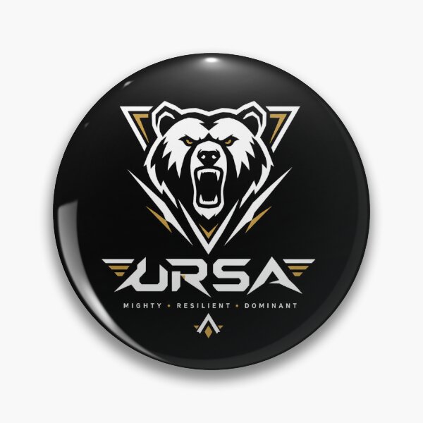 Item preview, URSA Bear Logo – Powerful Strength Fitness Graphic T-Shirt designed and sold by hypertype01.