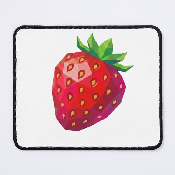 Item preview, Geometric Strawberry Fruit Low Poly Red Aesthetic designed and sold by VintryOff.