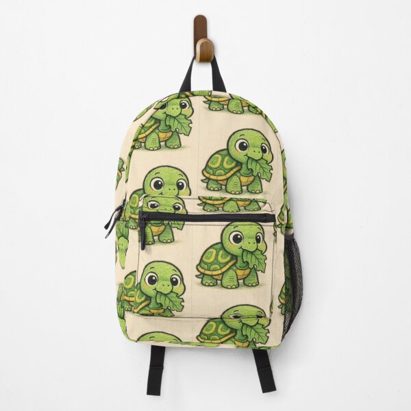 Item preview, Cute Turtle Eating Leaf Artwork designed and sold by NivyasArtistry.