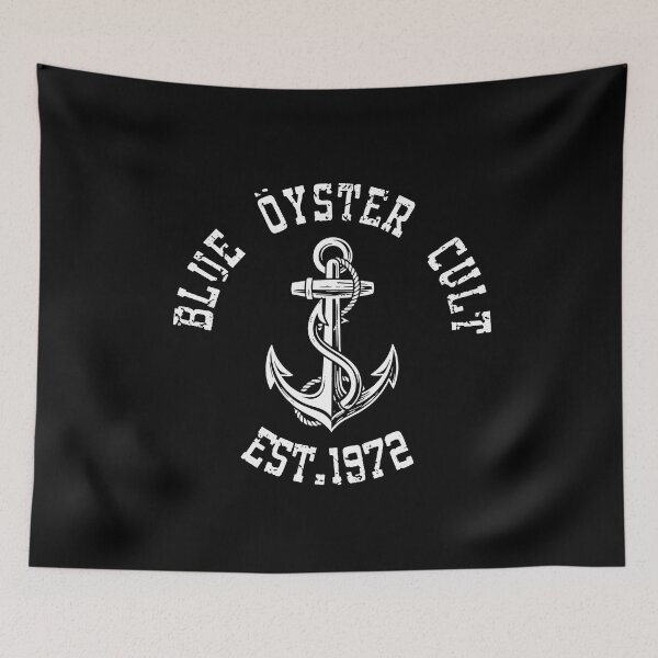 Item preview, Blues Öysters Cults Distressed Logo Est 1972 designed and sold by OdditiesByE.