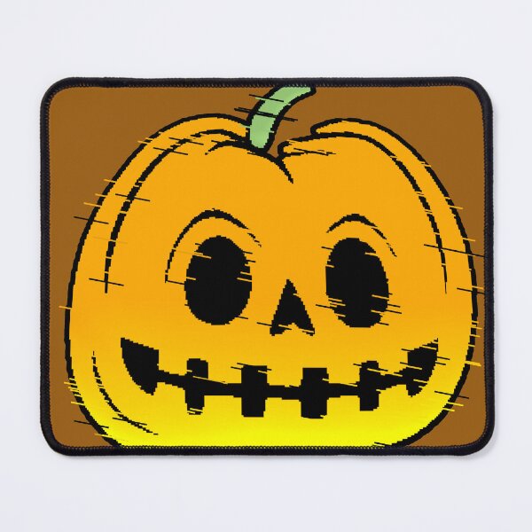 Item preview, Pumpkin Halloween Glitch Kawaii Jack O Lantern designed and sold by AstronautMerch.