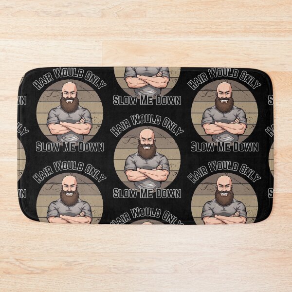 Item preview, Hair Would Only Slow Me Down Dad Humor designed and sold by tellia-kallisto.