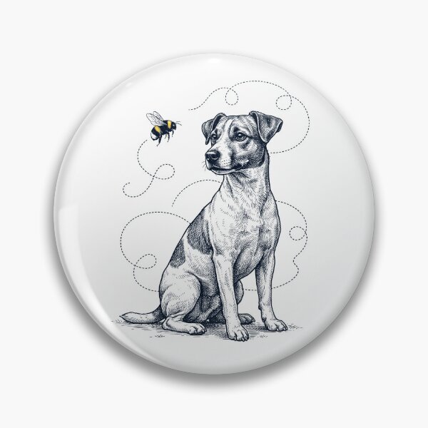 Item preview, Jack Russell Terrier Bumble Bee Honeybee Dog Lover designed and sold by Kimberley King Art  King Art.