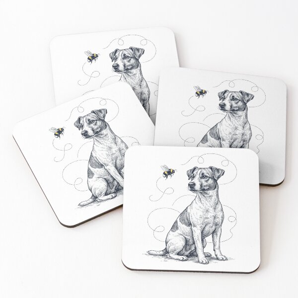 Item preview, Jack Russell Terrier Bumble Bee Honeybee Dog Lover designed and sold by Kimberley King Art  King Art.