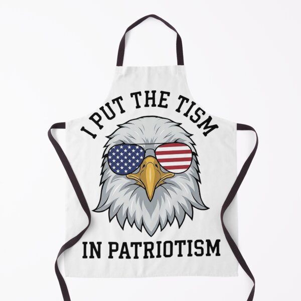 Item preview, I Put the Tism in Patriotism Funny Autism American Eagle USA Flag designed and sold by haitrieuic96.