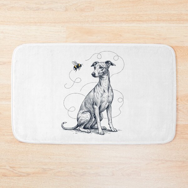 Item preview, Italian Greyhound Bumble Bee Honeybee Dog Lover designed and sold by Kimberley King Art  King Art.