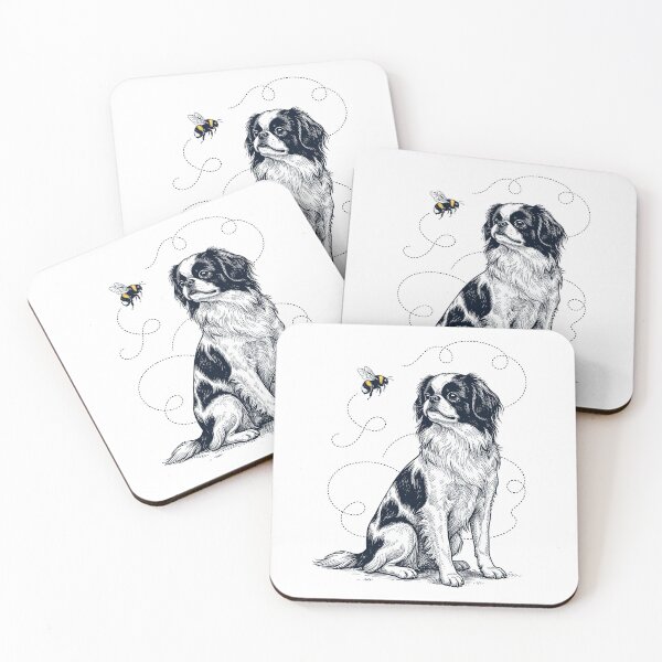Item preview, Japanese Chin Bumble Bee Honeybee Dog Lover designed and sold by Kimberley King Art  King Art.