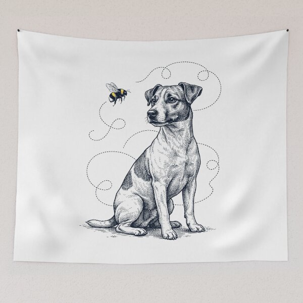 Item preview, Jack Russell Terrier Bumble Bee Honeybee Dog Lover designed and sold by Kimberley King Art  King Art.