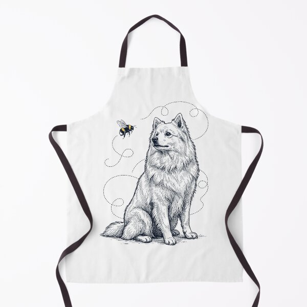 Item preview, Japanese Spitz Bumble Bee Honeybee Dog Lover designed and sold by Kimberley King Art King Art.