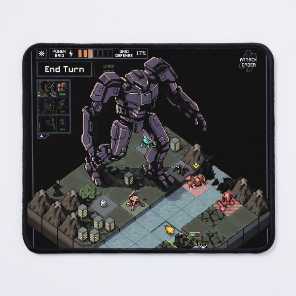 Item preview, Into the Breach Mech on the Grid designed and sold by Senpaiwaves.
