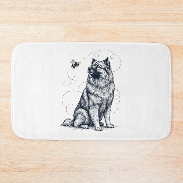 Item preview, Keeshond Bumble Bee Honeybee Dog Lover designed and sold by Kimberley King Art  King Art.