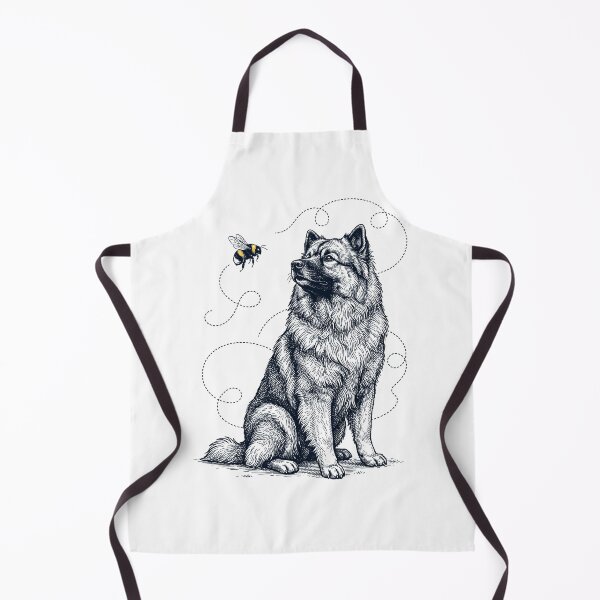 Item preview, Keeshond Bumble Bee Honeybee Dog Lover designed and sold by Kimberley King Art King Art.