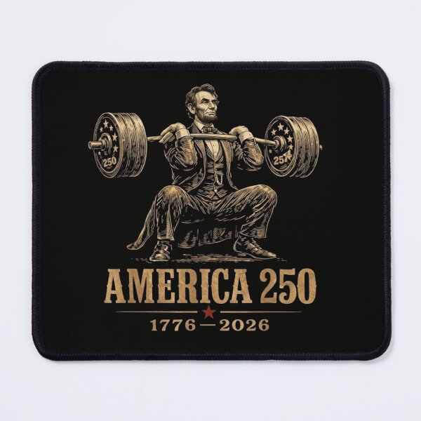 Item preview, Abraham Lincoln Weightlifting America 250th Anniversary Patriotic Gym designed and sold by haitrieuic96.