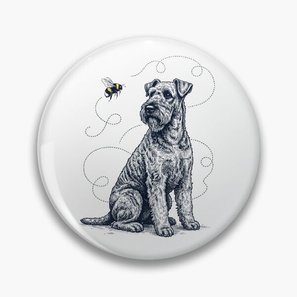 Item preview, Kerry Blue Terrier Bumble Bee Honeybee Dog Lover designed and sold by Kimberley King Art  King Art.