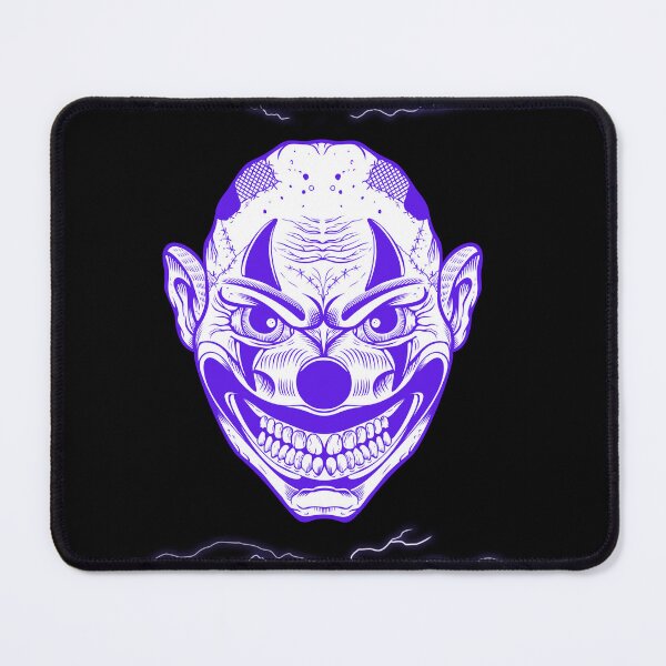 Item preview, Clown Horror Thunder Streetwear Design violet blue emotional metal designed and sold by NK Design Lab.