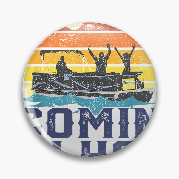 Item preview, Comin in Hot Pontoon Boat Funny Boating Lake Gift for Dad T-Shirt Small designed and sold by KTY-NUSS.