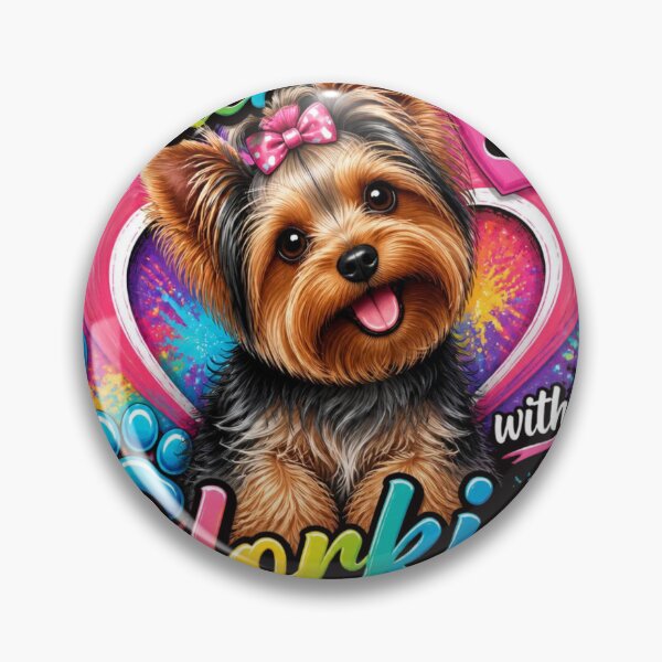 Item preview, Life Is Better With A Yorkie Cute Yorkshire Terrier Heart designed and sold by AgnesB77.