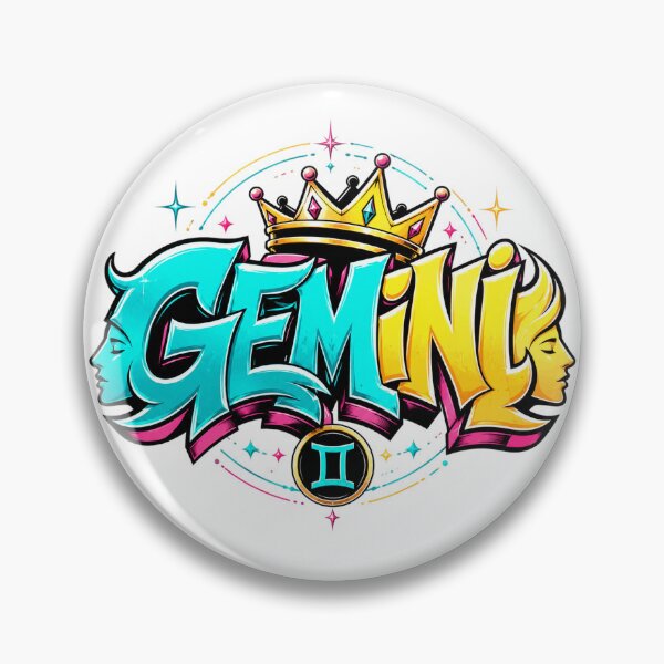 Item preview, Gemini Zodiac Sign Celestial Crown Artwork designed and sold by the-dovlat.