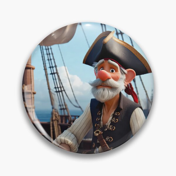 Item preview, Old Fart as a pirate designed and sold by Colin Bentham.