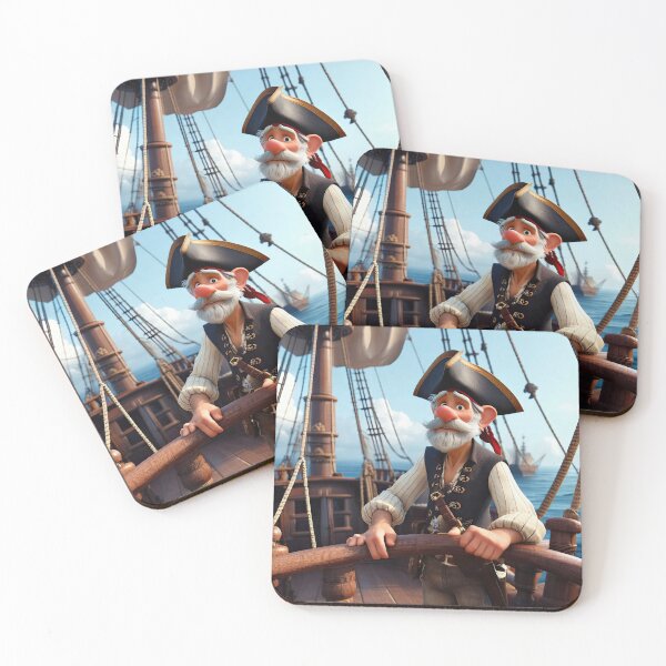 Item preview, Old Fart as a pirate designed and sold by Colin Bentham.