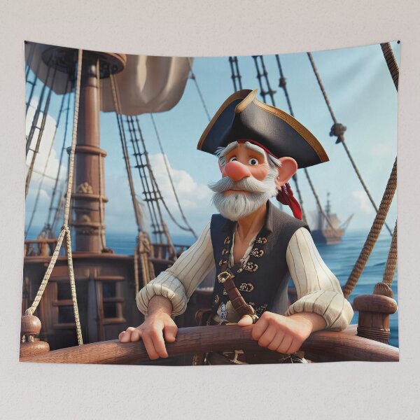 Item preview, Old Fart as a pirate designed and sold by Colin Bentham.