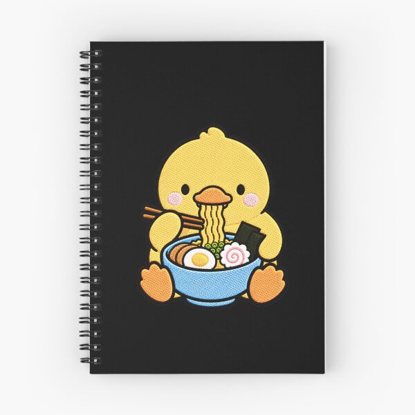 Item preview, Duck Ramen Embroidery Patch | Cute Kawaii Duck Noodle Lover designed and sold by ColorSplash123.