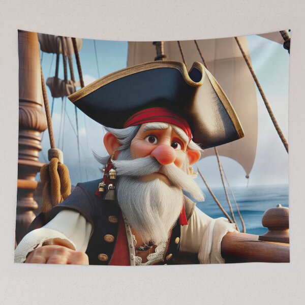 Item preview, Old Fart as a pirate designed and sold by Colin Bentham.
