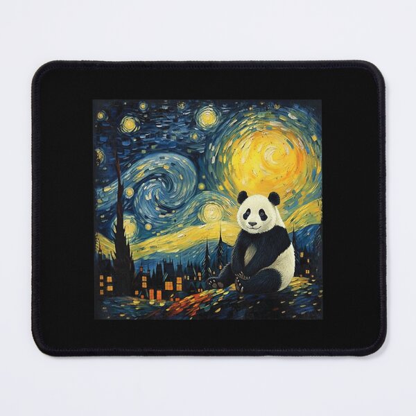 Item preview, Panda Starry Night Van Gogh Art Lover Men Women designed and sold by Littermin.
