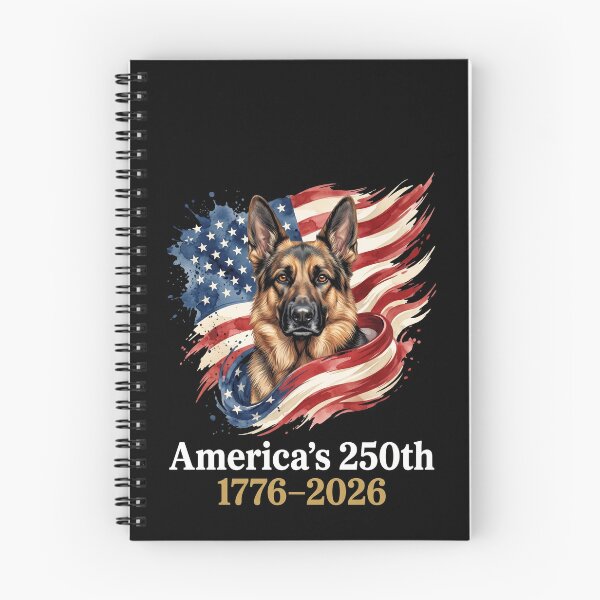Item preview, America's 250th 1776-2026 German Shepherd American Patriot designed and sold by SofenArt.