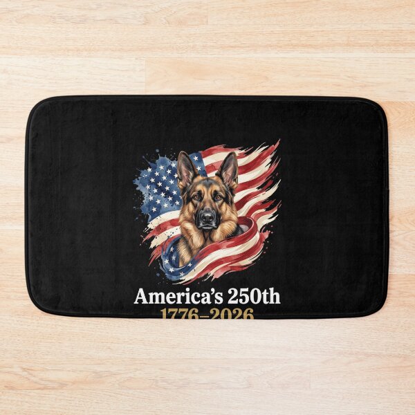 Item preview, America's 250th 1776-2026 German Shepherd American Patriot designed and sold by SofenArt.