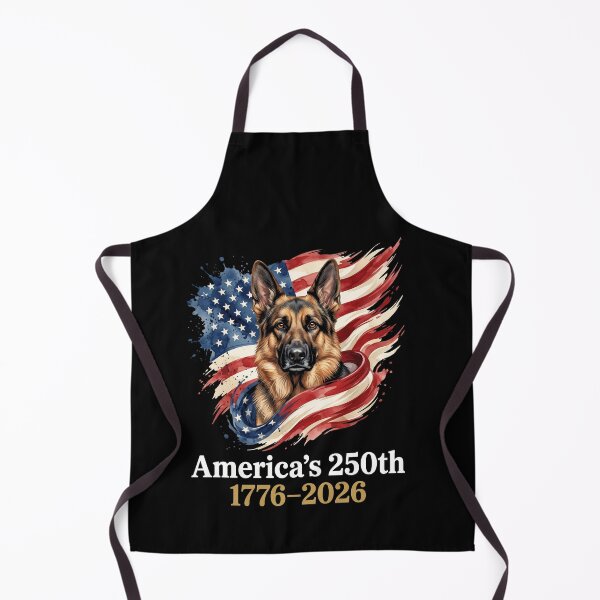 Item preview, America's 250th 1776-2026 German Shepherd American Patriot designed and sold by SofenArt.