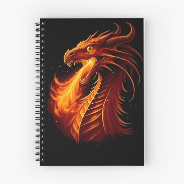 Item preview, 2036 Year of the Fiery Dragon , Fire Dragon,Happy New Year! fire on black background designed and sold by orthodox-icon.
