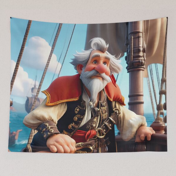 Item preview, Old Fart as a pirate designed and sold by Colin Bentham.
