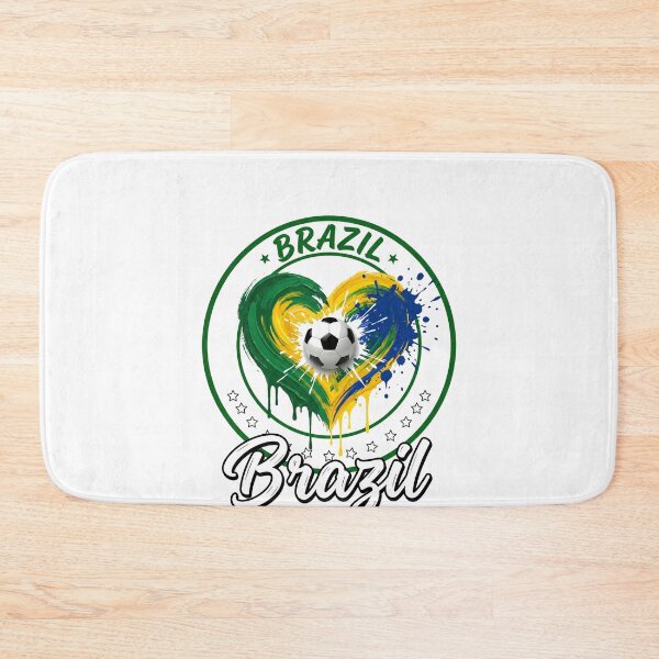 Item preview, Brazil Brazil Football Soccer Fan Brazilian Patriot Heart designed and sold by SofenArt.