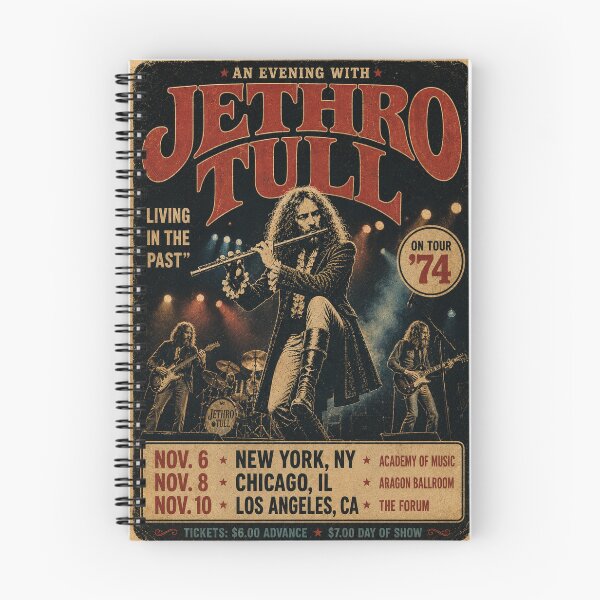 Item preview, Jethro Tull 1974 Tour Poster Art designed and sold by stickler85.