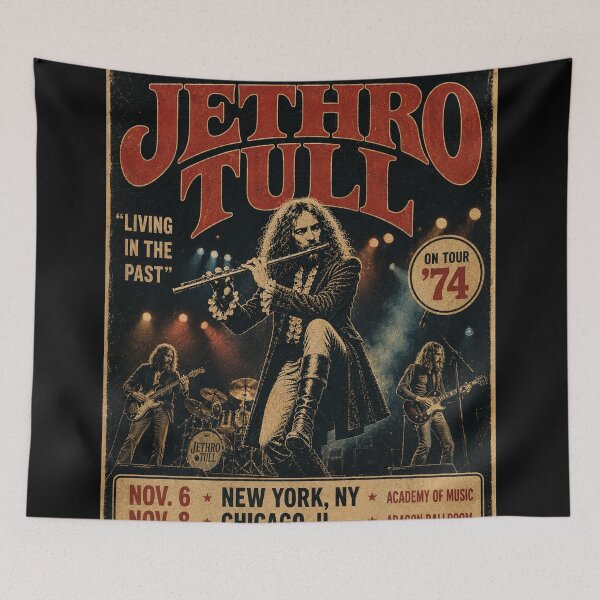 Item preview, Jethro Tull 1974 Tour Poster Art designed and sold by stickler85.