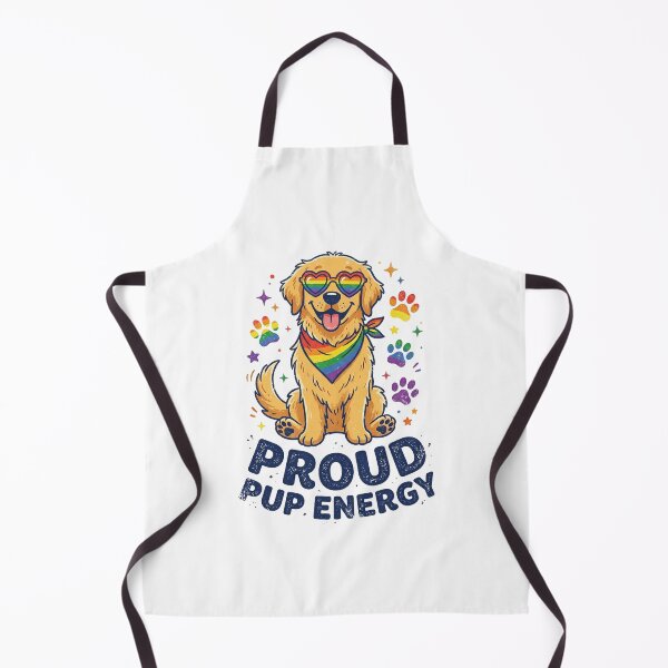 Item preview, Pride Dog Golden Retriever With Rainbow Heart Sunglasses designed and sold by longngusuc.