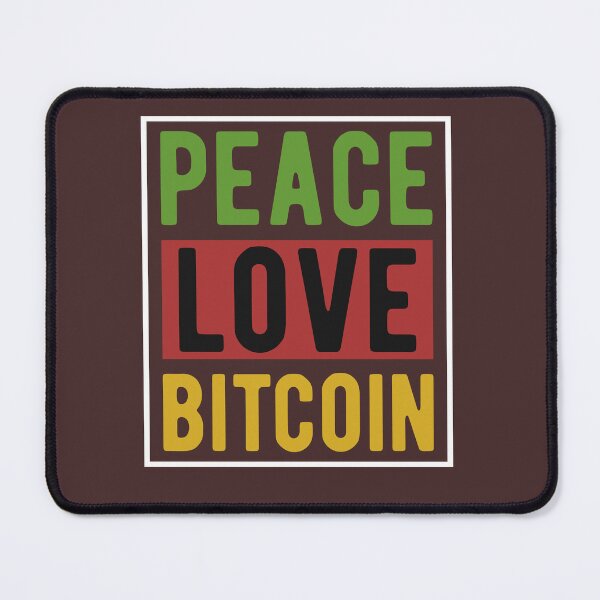 Item preview, Peace love bitcoin designed and sold by Tiny-Love ⭐⭐⭐⭐⭐.