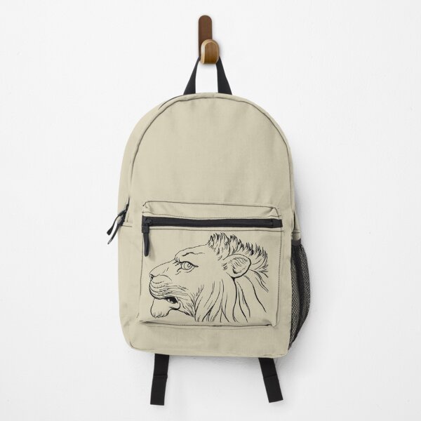 Item preview, Vintage Minimalist Lion Line Art Portrait designed and sold by OpenFrameStudio.