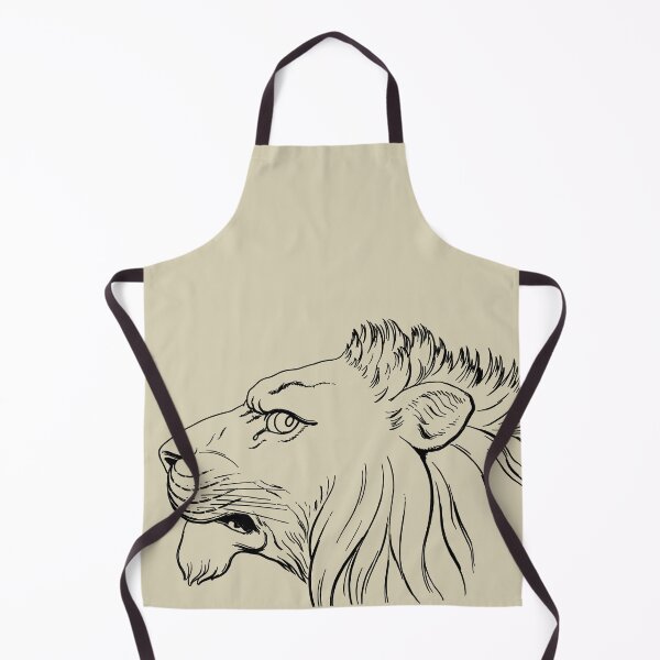 Item preview, Vintage Minimalist Lion Line Art Portrait designed and sold by OpenFrameStudio.
