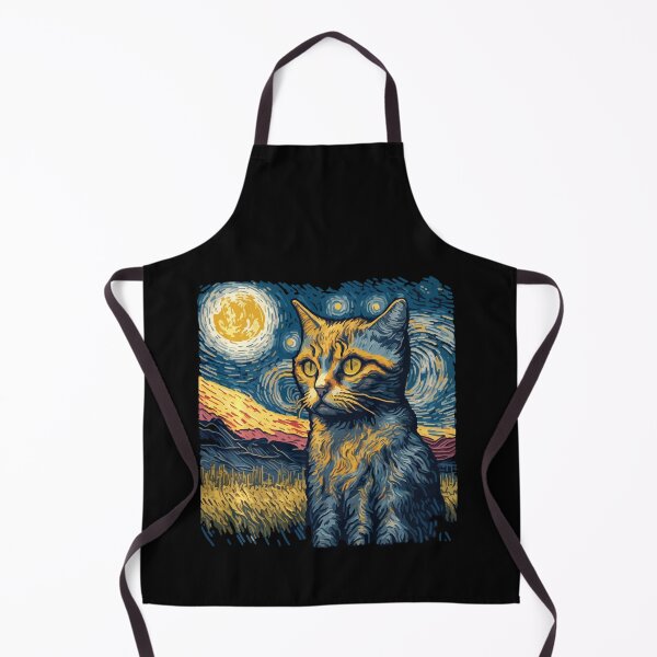 Item preview, Cat Starry Night - Funny Van Gogh Painting Cat Lover designed and sold by Littermin.