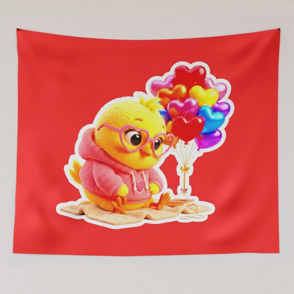 Item preview, Cute Chick Vibes – Adorable Baby Chick Stickers & Kawaii Art designed and sold by Cyber-ART-Studio.