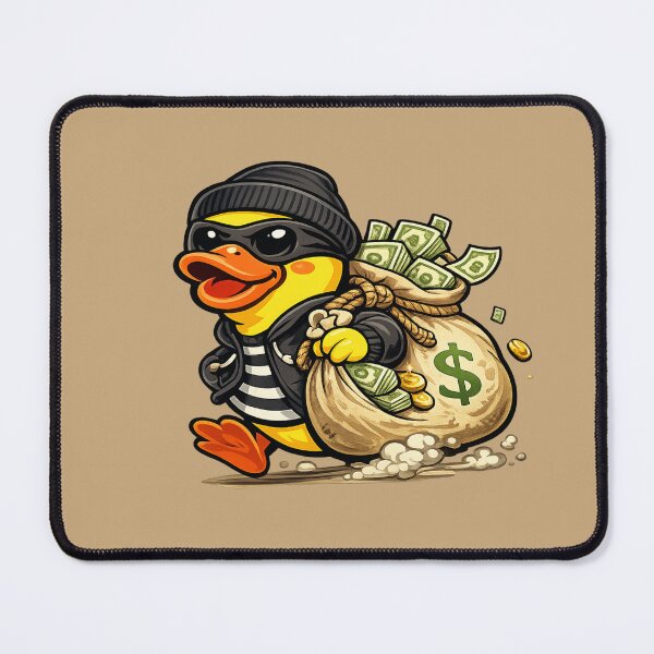 Item preview, Robber Duck Money Bag Mascot designed and sold by BROHLine Studio.